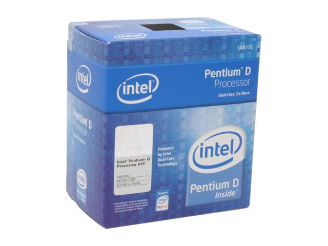 CPU INTEL P-D 2.8GHZ PC800 775 4M CACHE 915 TRAY ,Desktop CPU