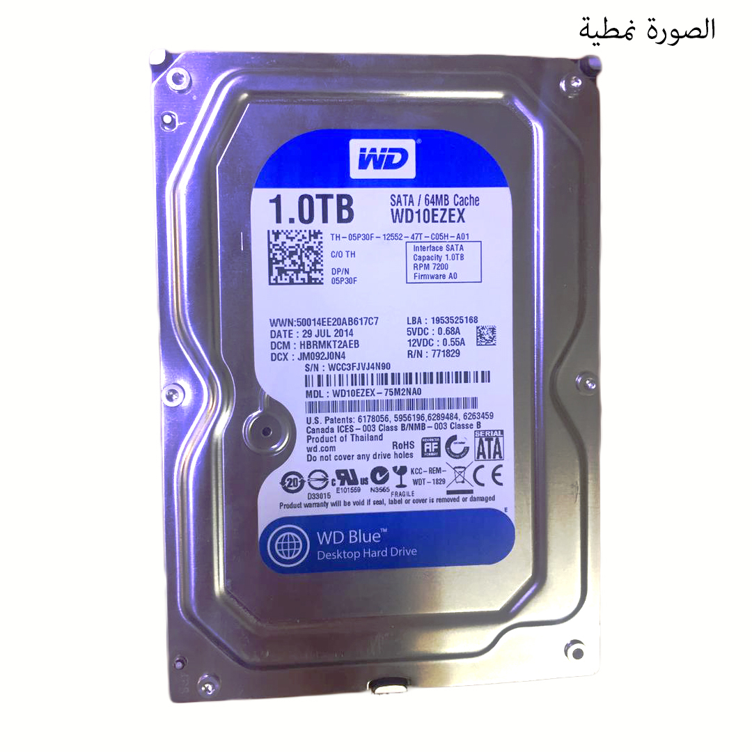 HD 1 TERRA WD  SATA2 64M TRAY مستعمل ,Other Used Items