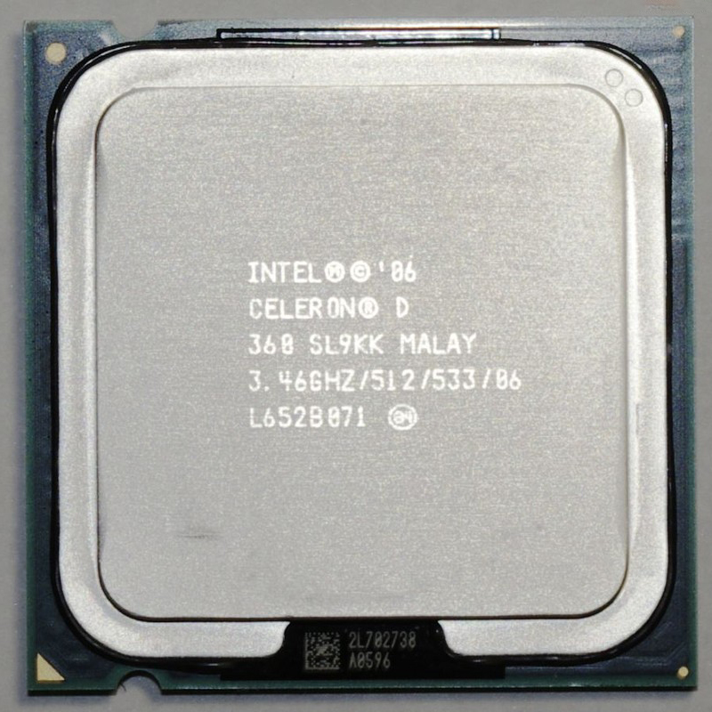 CPU INTEL CELERON D 360 3.46GHZ CACHE 512 مستعمل ,Other Used Items