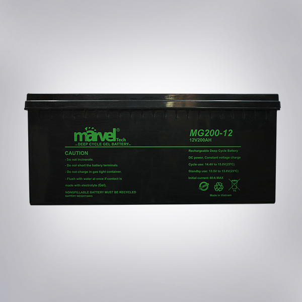 BATTERY MARVEL MG 12V/200AH DEEP CYCLE GEL ,Batteries