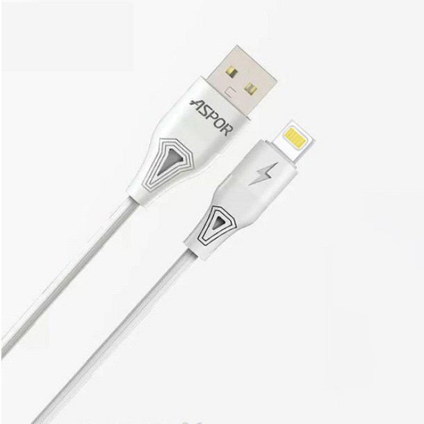 CABLE LIGHTNING FOR IPHONE & IPAD DATA & CHARGE ASPOR 2.4A AC-06 ,Other Smartphone Acc
