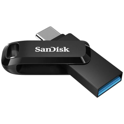 RAM USB 32GB SANDISK DUAL DRIVE GO USB TYPE-C OTG USB3.0 BLACK ,Flash Memory