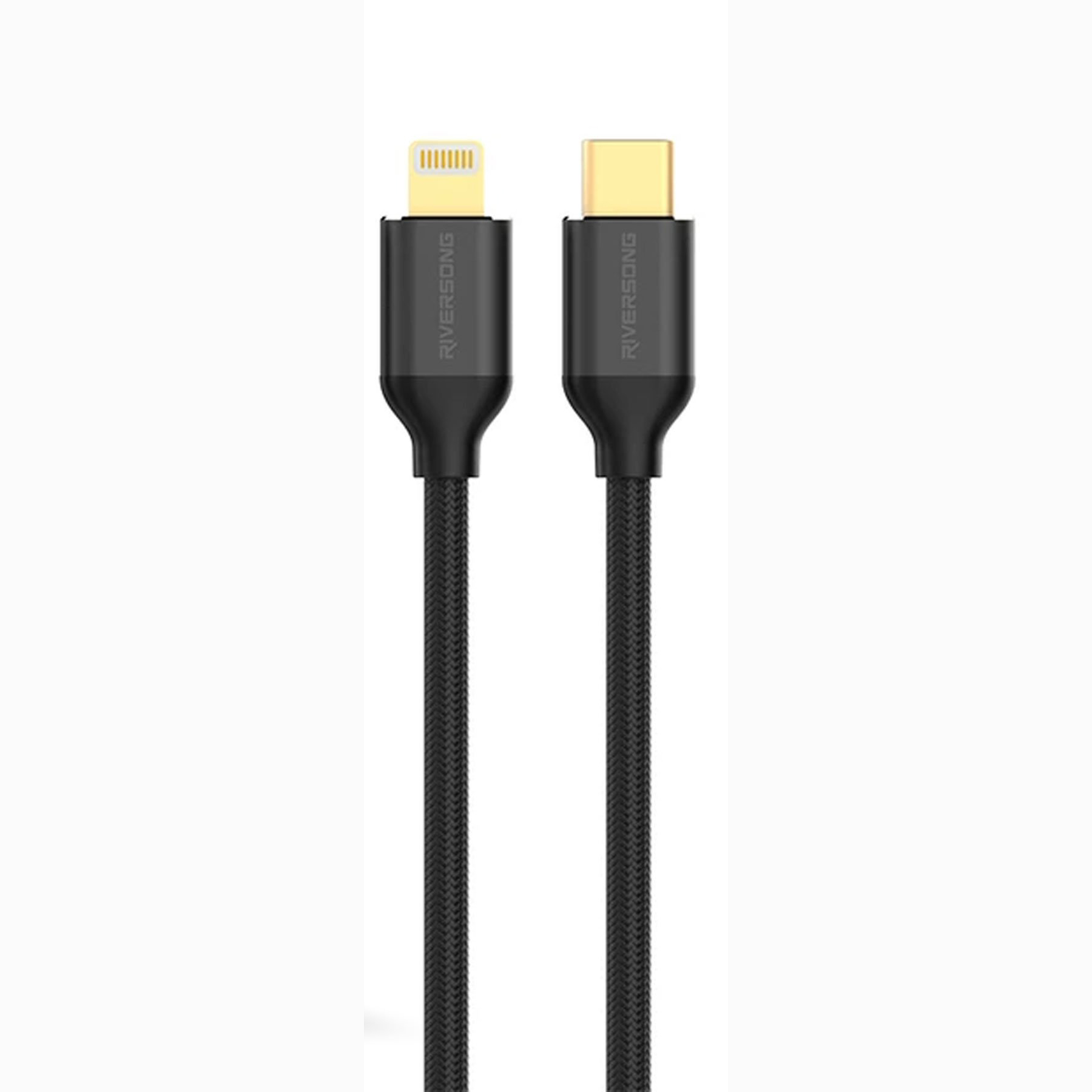 CABLE Lightning TO TYPE-C FOR IPHONE & IPAD DATA & CHARGE RIVERSONG 2.4A CL47 تايب سي الى ايفون ,Other Smartphone Acc