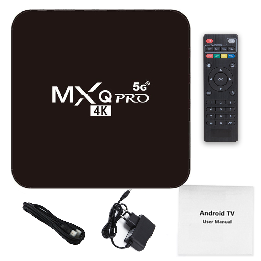 SMART TV BOX ANDROID MXQ PRO- QUAD CORE RAM 8G 128G REAL 75G - 4K - WIFI - HDMI - LAN -ANDROID 11.1 ,Other Smartphone Acc