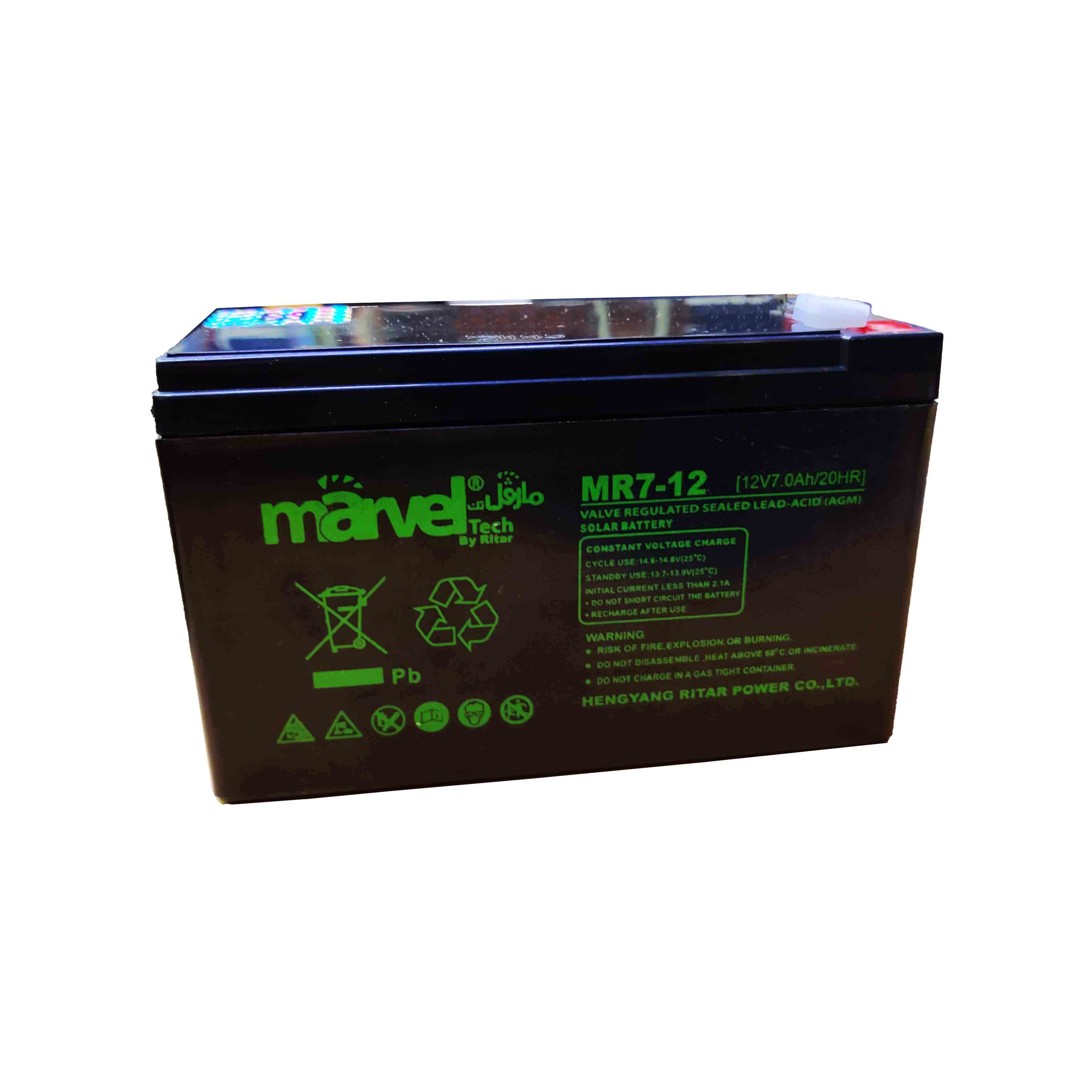 BATTERY FOR UPS MR7 12V/7A MARVEL صيني ,Batteries