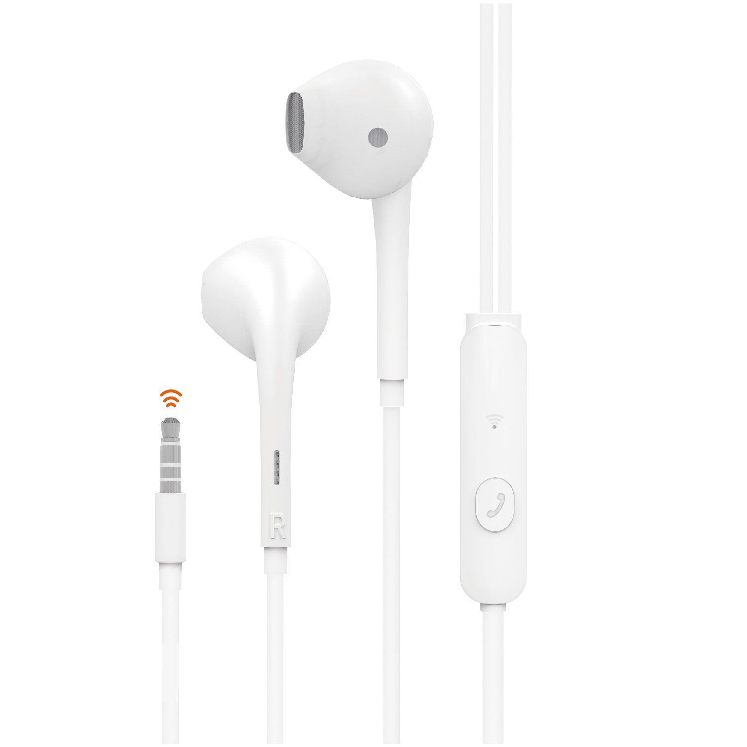 EARPHONE VIDVIE FOR IOS/ANDROID WITH MIC+ HIGH QUALITY HS645 عظم ,Smartphones & Tab Headsets