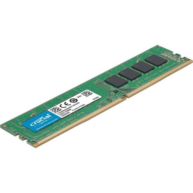 DDR4 32GB PC3200 CRUCIAL MT/s (PC4-25600) FOR PC CL22 DR x8 UNBUFFERED DIMM 288pin, Desktop RAM
