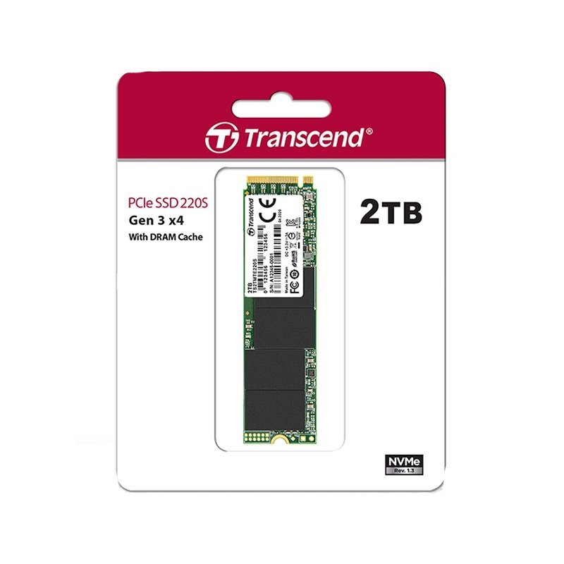 HDD SSD 2T M.2 NVMe TRANSCEND PCIe SSD220S ,SSD HDD