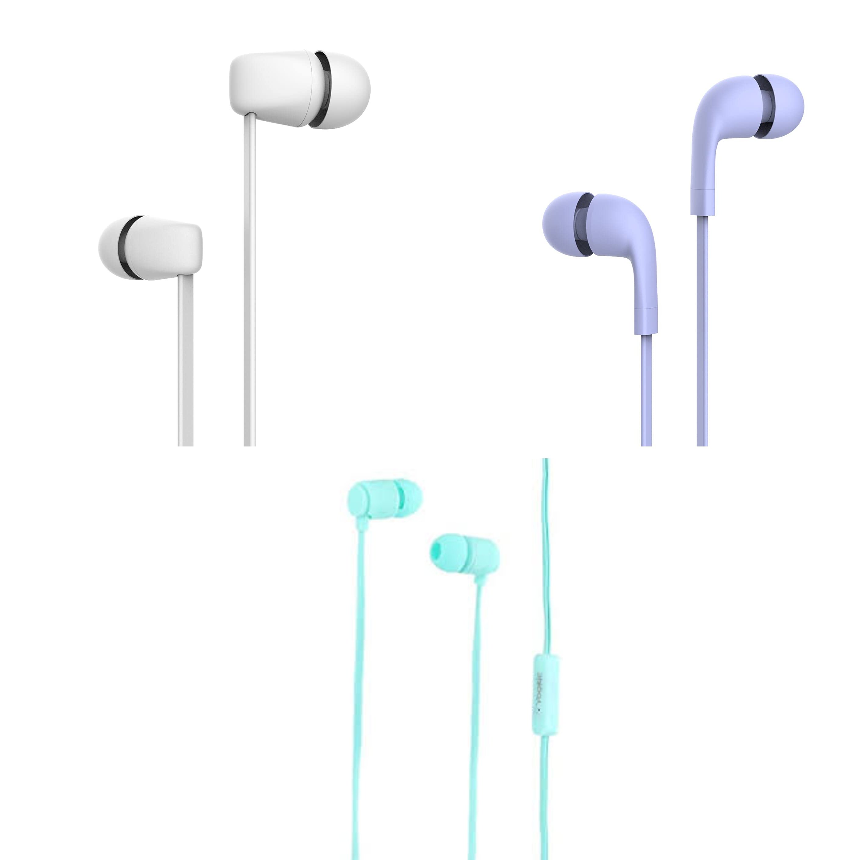 EARPHONE YOOKIE FOR IOS/ANDROID WITH MIC+ HIGH QUALITY YK12/YK14/YK16 ضغط ,Smartphones & Tab Headsets