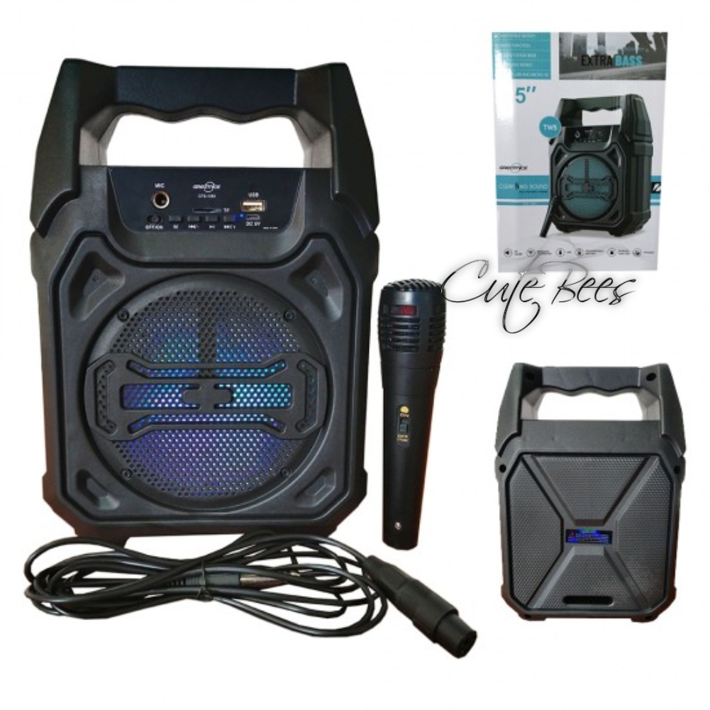 SPEAKER BLUETOOTH GTS-1283 FOR MP3 & MOBILE & FM & SD CARD USB	 6.5 INCH ,Speakers