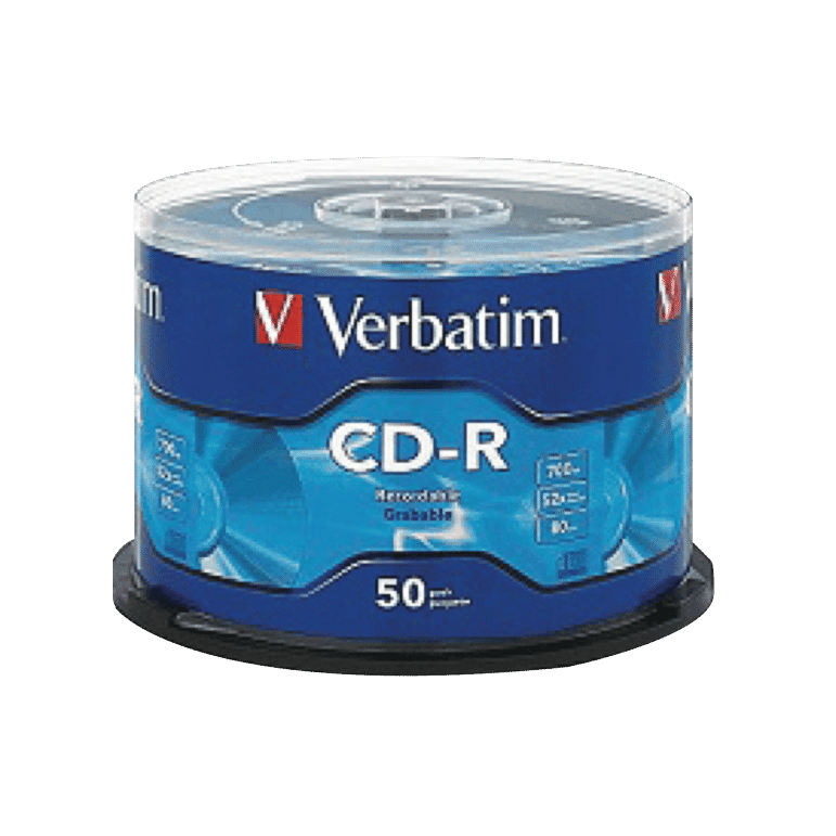 CD BLANK VERBATIM 700MB 52X بدون علبة, Blank CD & DVD