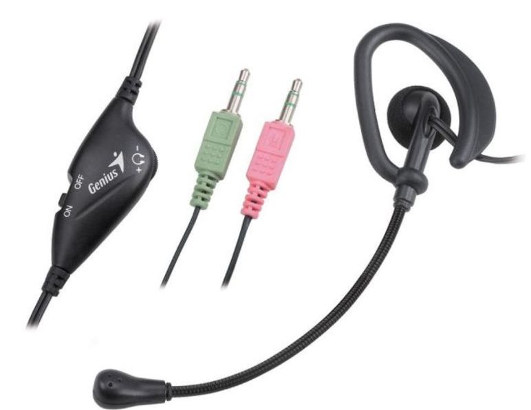 HEADSET GENIUS HS-105 VOIP, Headphones & Mics