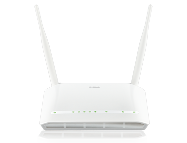 ADSL2 MODEM+ROUTER+4PORT+ACCESSPOINT WIRELESS-N 300Mbps+USB D-LINK 2750U+FILTER WHITE, ADSL Routers