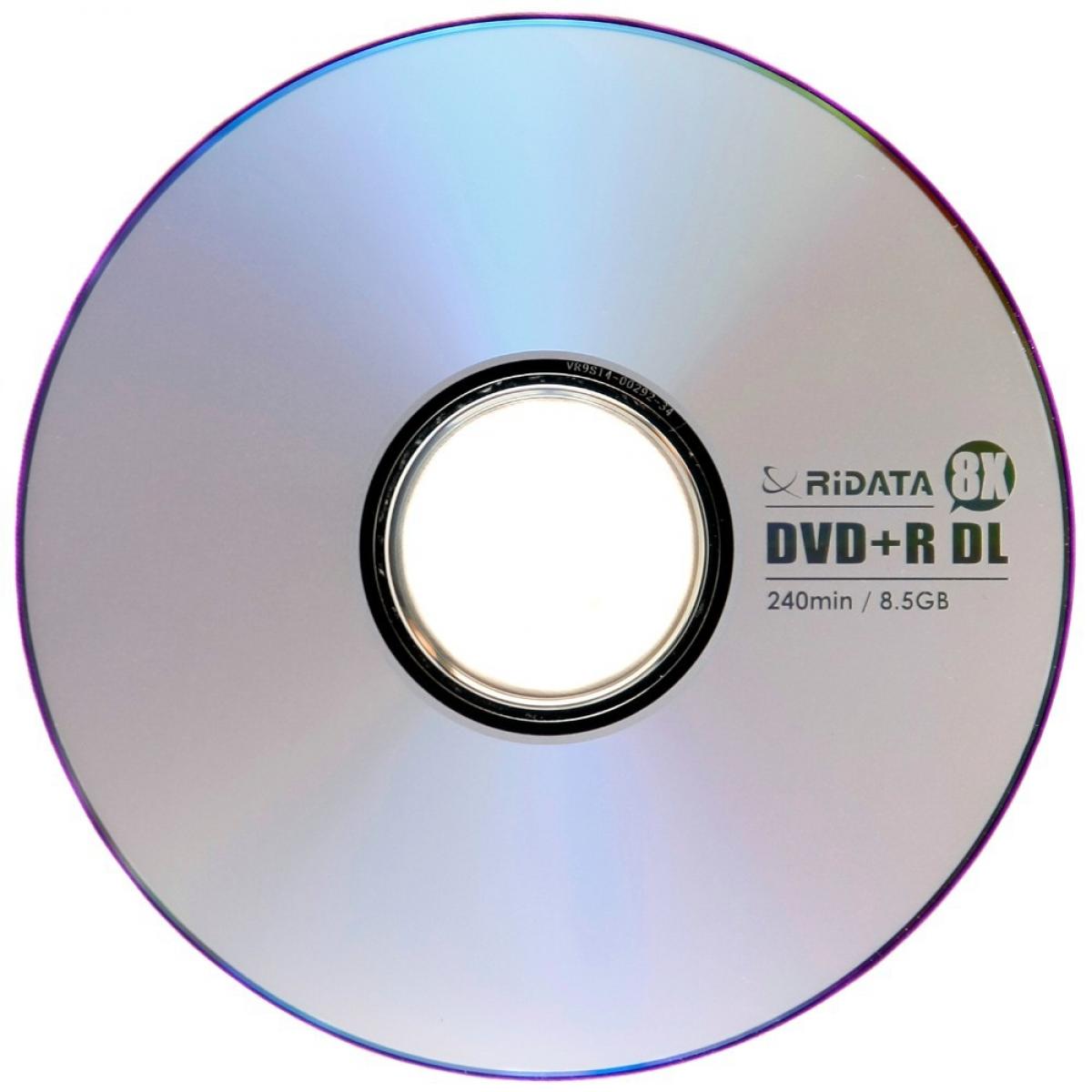 CD BLANK DVD+R DOUBLE LAYER RIDATA 8.5G 8X, Blank CD & DVD