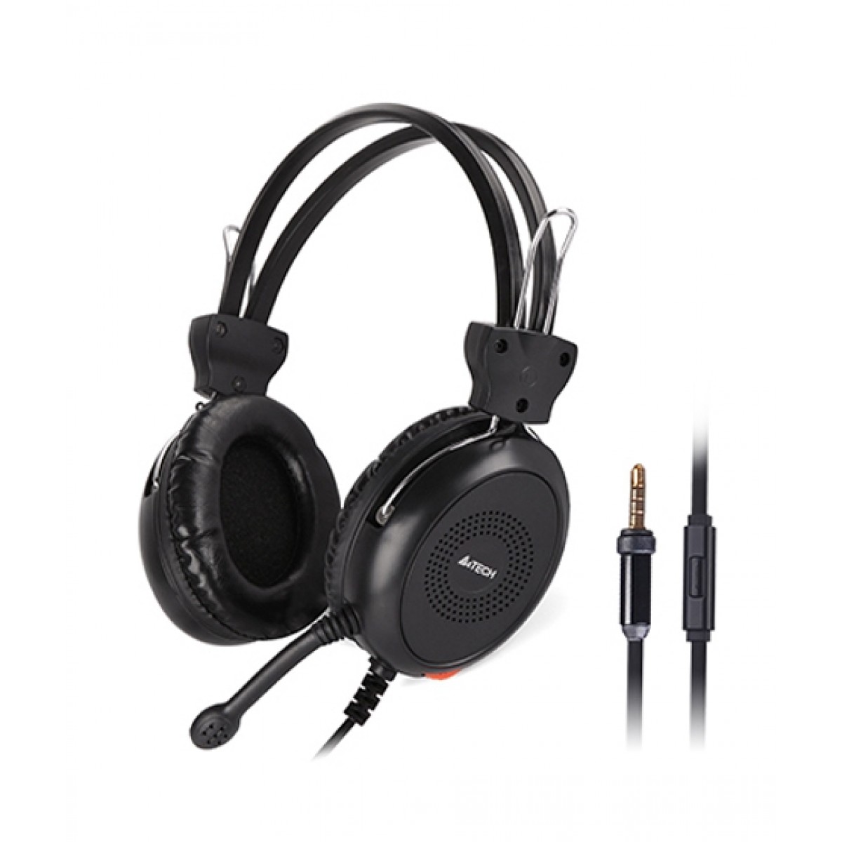 HEADSET A4TECH HS-30I +VOLUM CONTROL+ 4PIN STEREO PLUG FOR SMART PHONE AND NOTBOOK ,Headphones & Mics