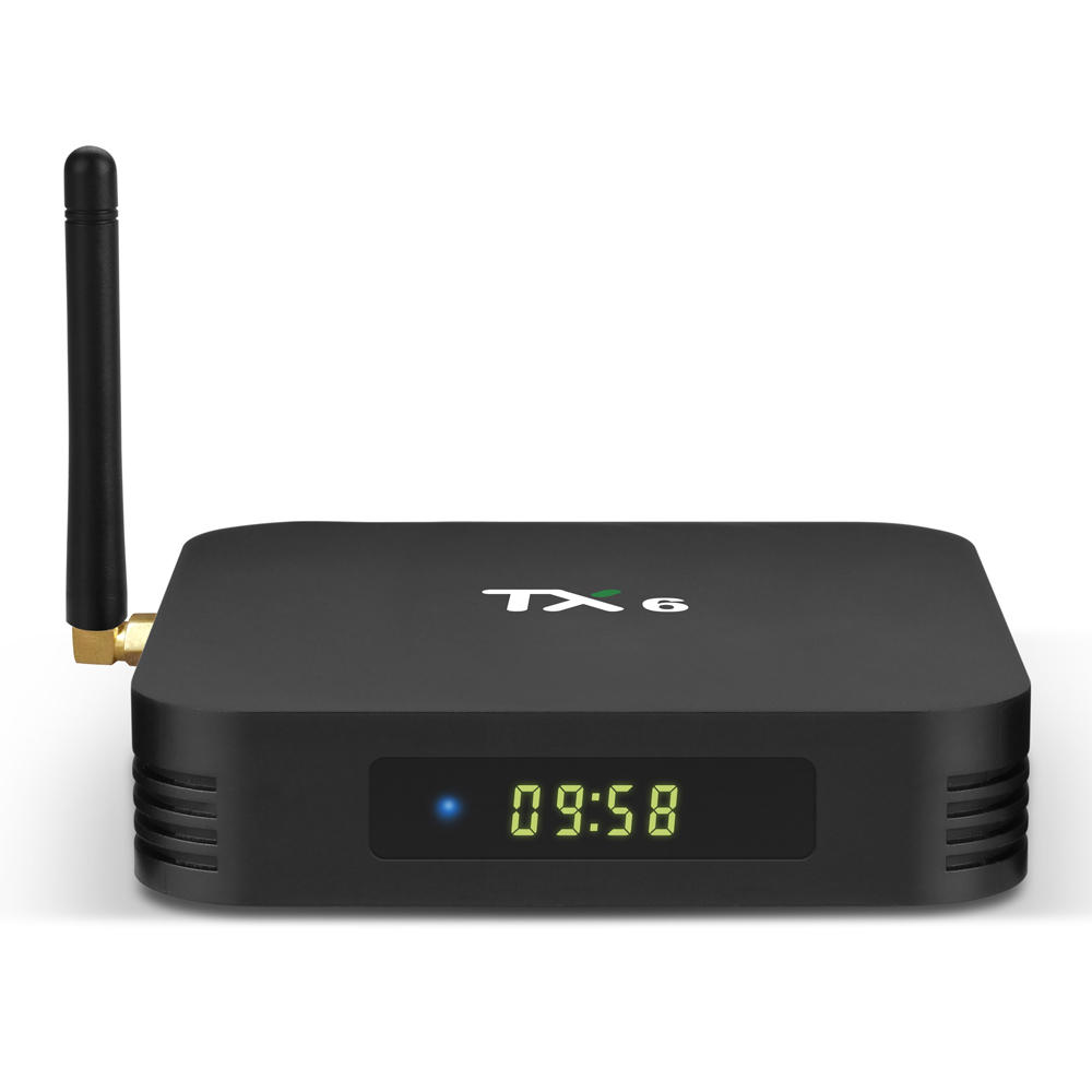 SMART TV BOX ANDROID TX6  - QUAD CORE RAM 4G / STORAGE 32G - 4K - WIFI - HDMI -2 PORT USB2+1 PORT USB3 - LAN - ANDROID 9.0, Other Smartphone Acc