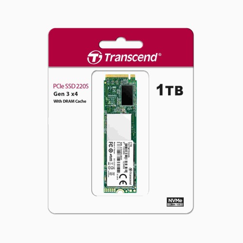 HDD SSD 1T M.2 NVMe TRANSCEND PCIe SSD220S, SSD HDD