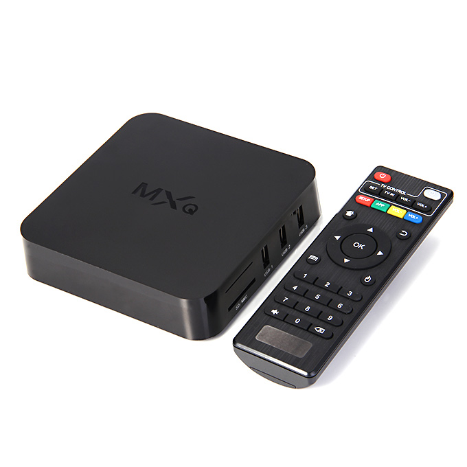 SMART TV BOX ANDROID MXQ  RAM 1G 6G REAL 2.8G  WIFI - HDMI - LAN -MIRASCREEN  -ANDROID 4.4, Other Smartphone Acc