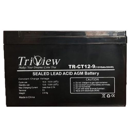 BATTERY FOR UPS 12V/9A TRIVIEW TR-CT  12-9 AGM BATTERY, Batteries