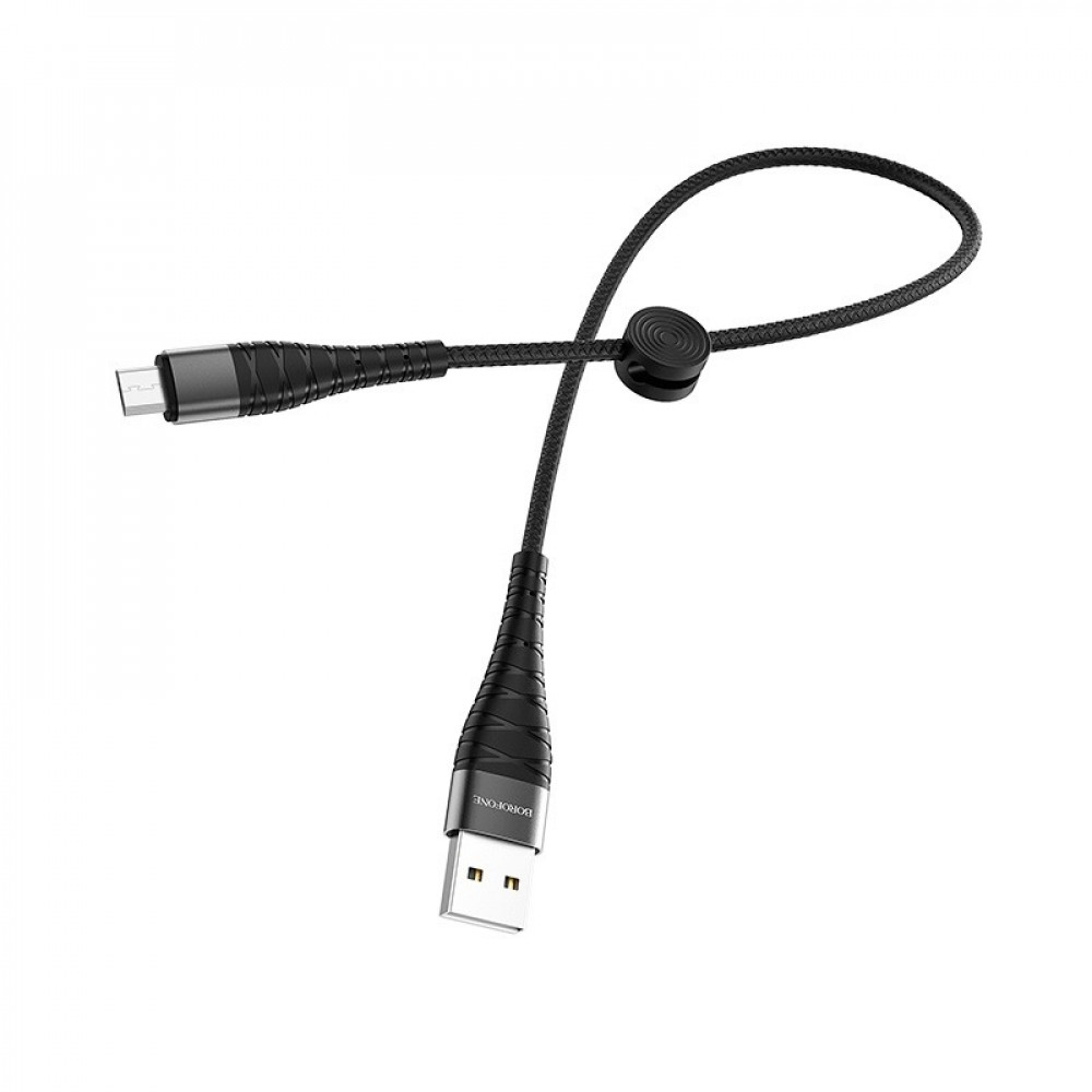 CABLE MICRO USB DATA & CHARGE BOROFONE 0.25CM 5.0A BX32 - كبل شحن مايكرو قصير للبور, Other Smartphone Acc