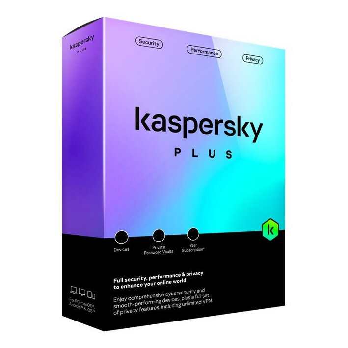 KASPERSKY PLUS  SECURITY + VPN SECURE   1USER 1YEAR, Programs