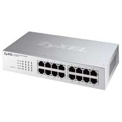 HUB 10/100MB 16 PORT SWITCH UNMAN AGED ZYXEL ES-116BP UP TO 200MBS PER PORT IN DUPLEX MODE MOUNTING BRACKETS INC LOAD ,Wirless & Switch