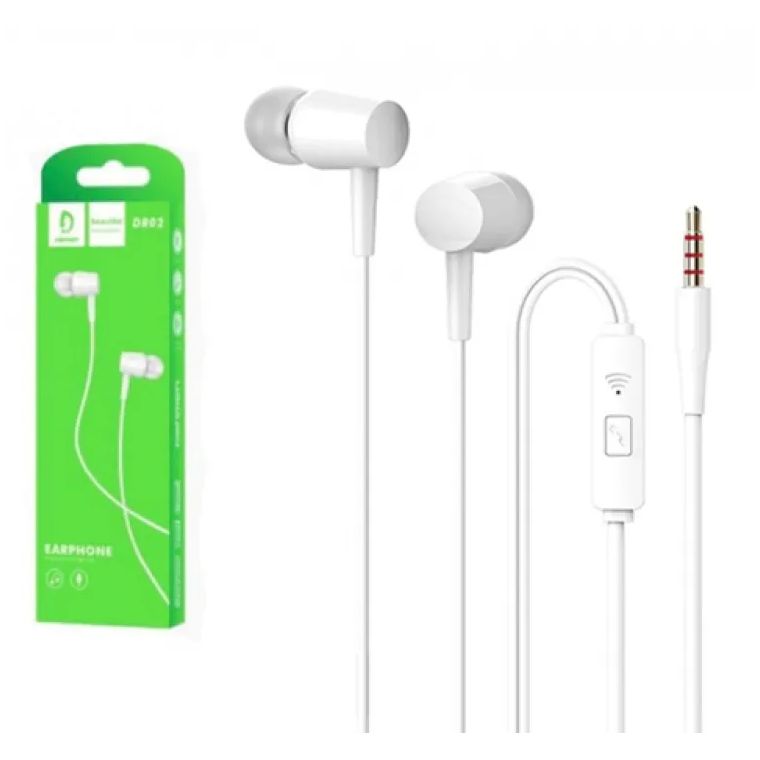 EARPHONE DENMEN HIGH QUALITY FOR SMARTPHONE OR TAB  DR02 ضغط ,Smartphones & Tab Headsets