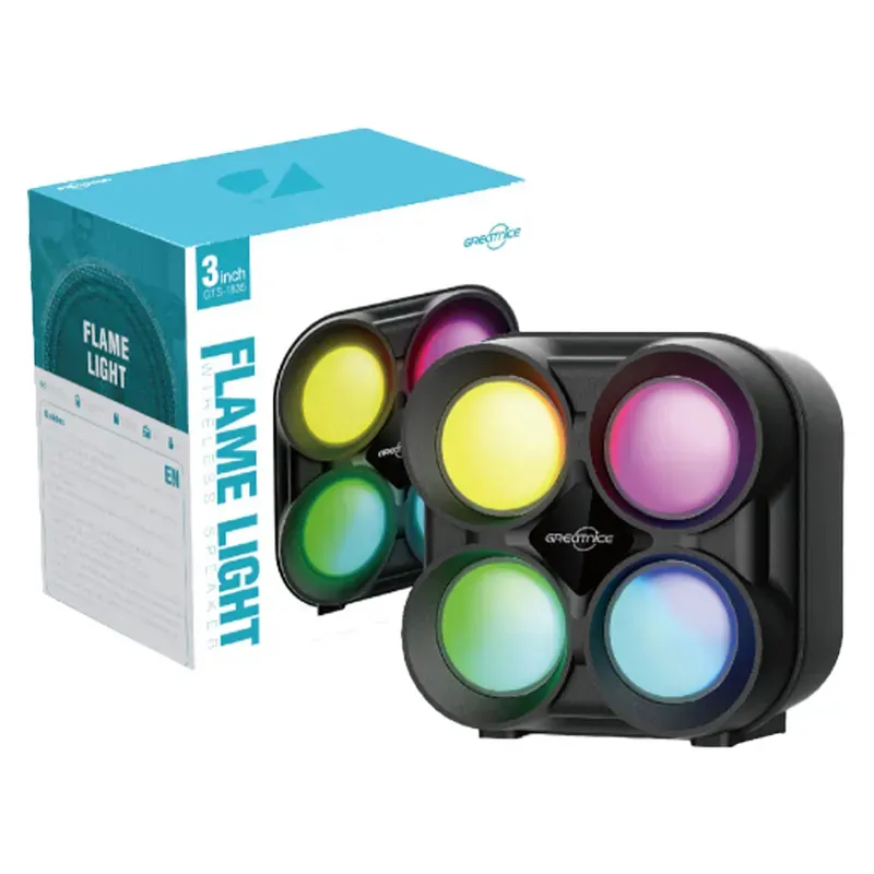 SPEAKER BLUETOOTH FLAME LIGHT GREATNICE GTS-1835 FOR MP3 & MOBILE & FM & SD CARD USB 3.0 INCH ,Speakers