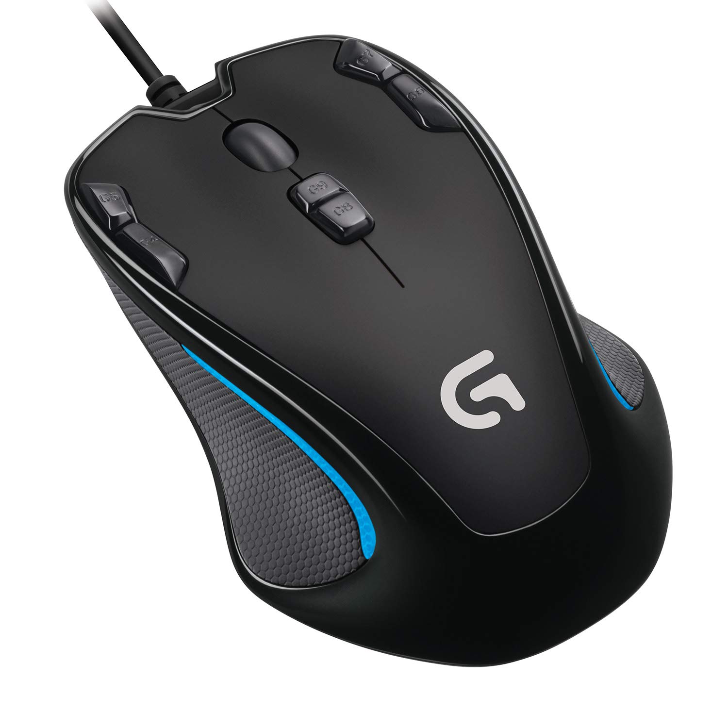 MOUSE GAMING LOGITECH WIRED G300S UP TO 2500 DPI 9 PROGRAMMABLE CONTROLS RGB USB ,Mouse