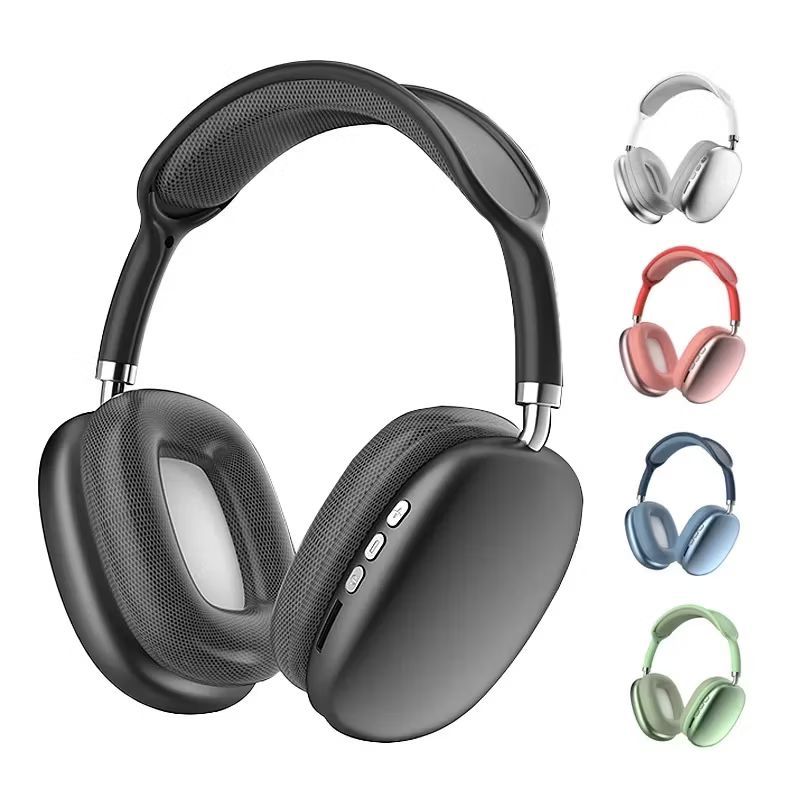 HEADSET BLUETOOTH P9 PRO MAX FOR MOBILE & IPHONE & GALAXY COLOR ,Headphones & Mics