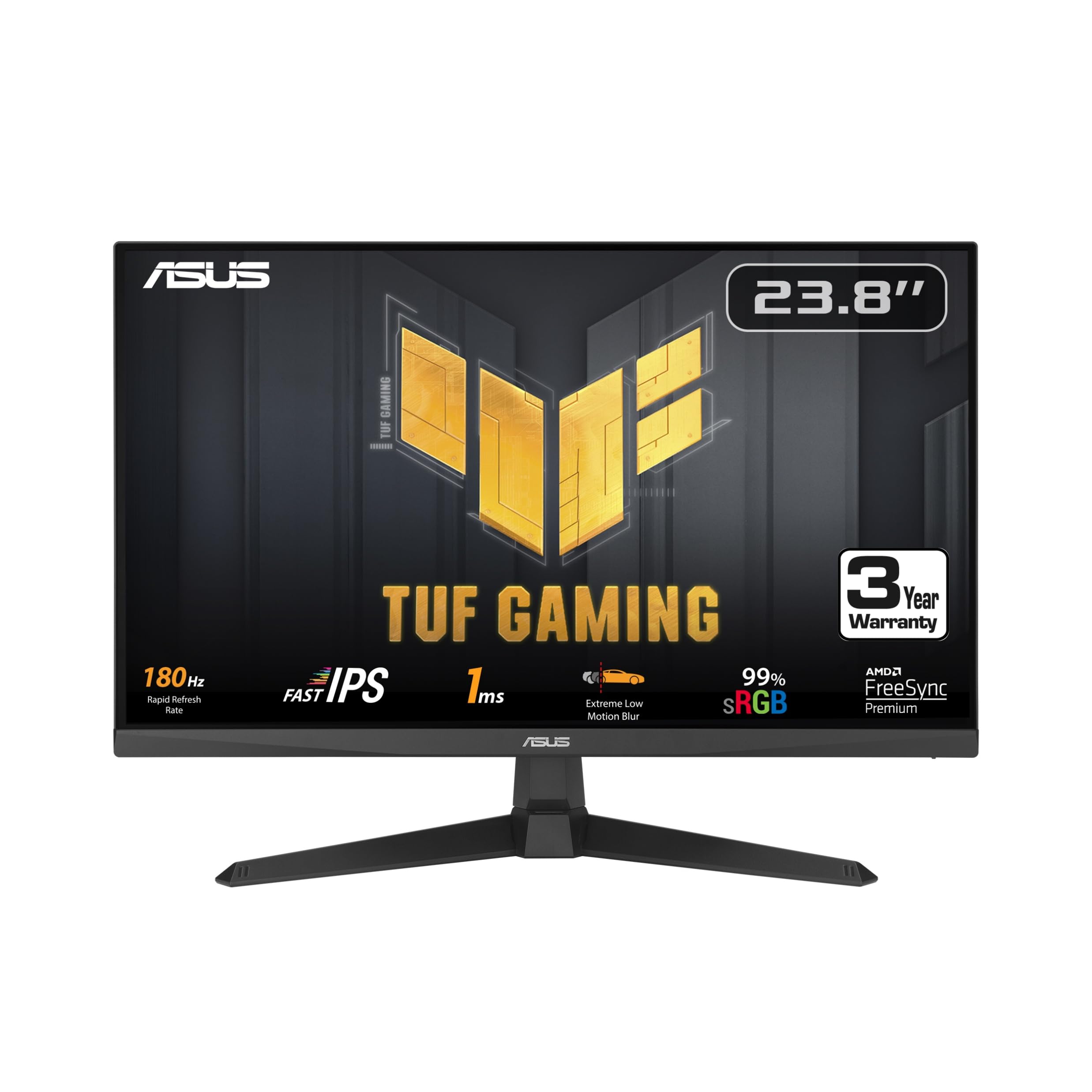 GAMING MONITOR ASUS VG 249Q3A IPS 24 inch FULL HD SRGB 180HZ 1MS HDMI ,LED