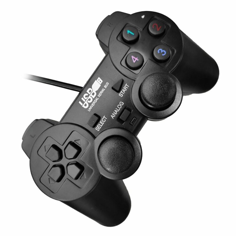 JOYPAD GAME PAD FOR PC VIBRATION 908  مفرد رجاج دبل ,Controller & Joystick