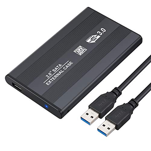CASE EXTERNAL SATA 2.5 FOR HD NOTEBOOK USB3.0 بلاستيك ,HDD Case