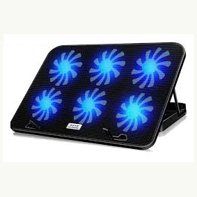 NOTEBOOK COOLING PAD A9 6FAN متحركة ,Laptop Accessories