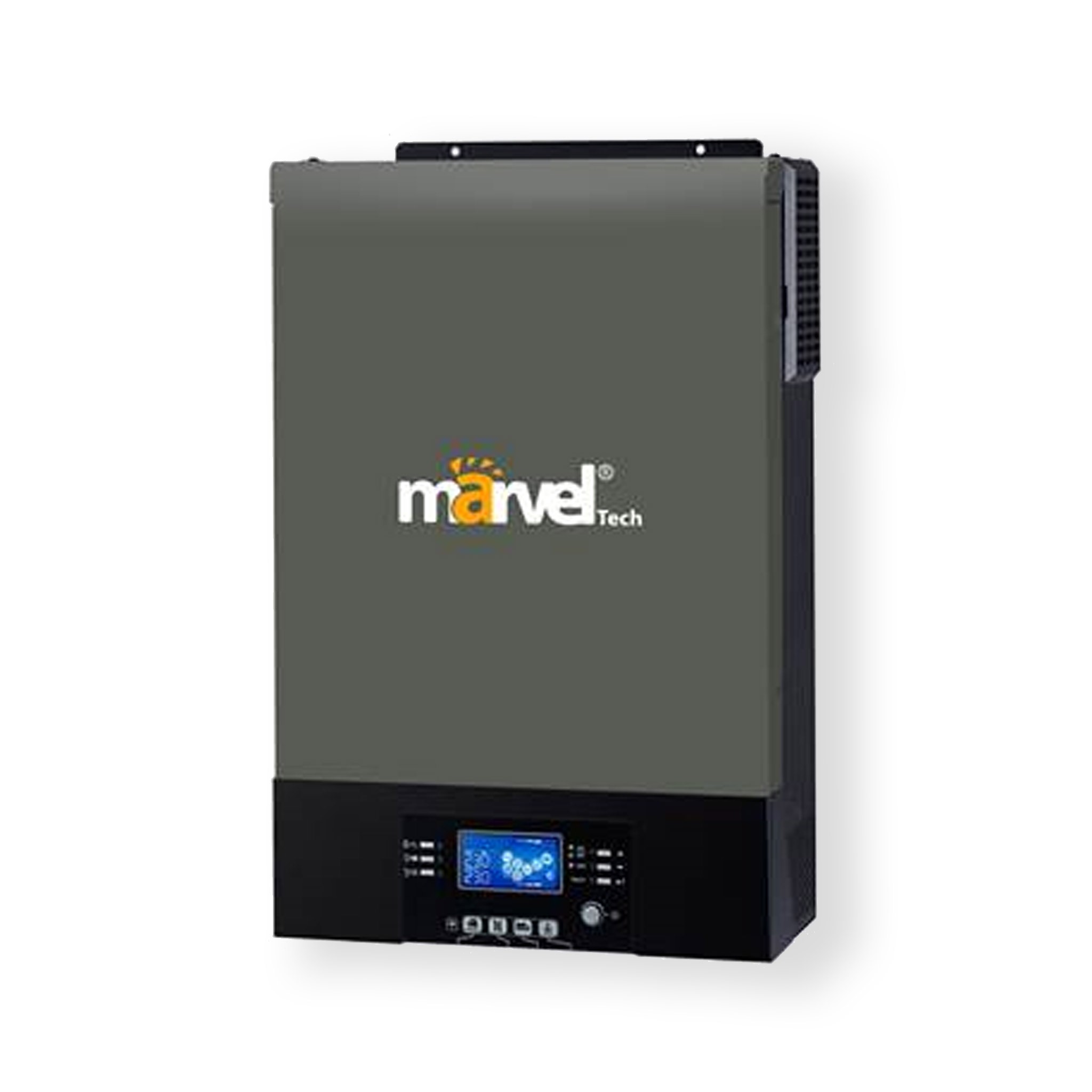 SOLAR INVERTER MARVEL-SOLAR King II TWIN 6.2K 6000W/48 MPPT MAX SOLAR 6000-48/ CHARGER 120A MAX/PV120-450/ لايحوي كرت ربط ,Inverters