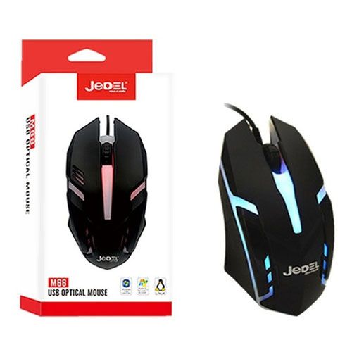 MOUSE JEDEL OPTICA USB M66 1000 DPI ,Mouse