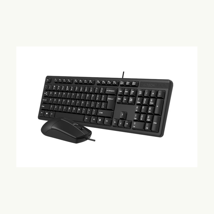 KEYBOARD & MOUSE COMBO A4TECH KK 3330S طقم كيبورد وماوس صامته سلكي ,Keyboard