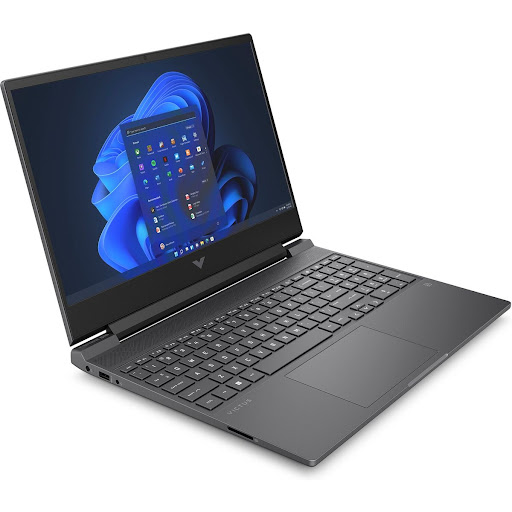 NOTEBOOK HP VICTUS 15- FA2701WM I5 13420H 2.1 UP 4.6 12M 16G DDR4 512SSD VGA NVIDIA RTX4050 6G DDR6  WIN11 15.6 MICA SILVER ,Laptop Pc