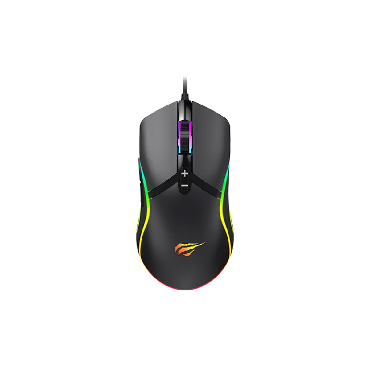 MOUSE GAMING HAVIT GAMENOTE MS1029 RGB BACKLIT UP TO 7200DPI ,Mouse