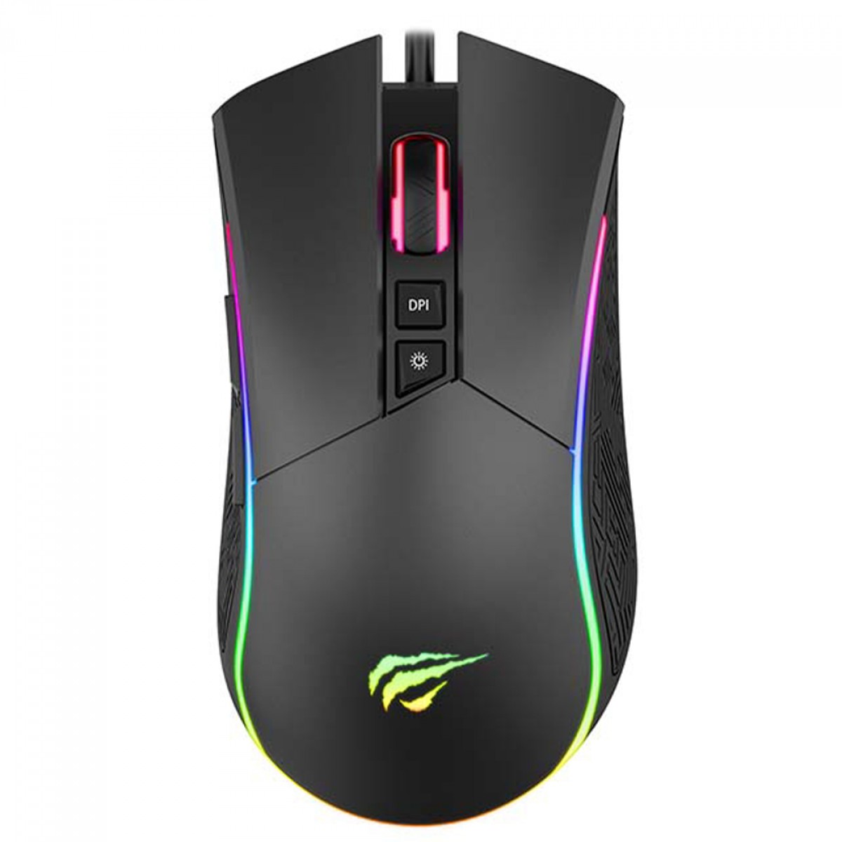 MOUSE GAMING HAVIT GAME NOTE MS1038 RGB BACKLIT PROGRAMMABLE  UP TO 8000DPI ,Mouse