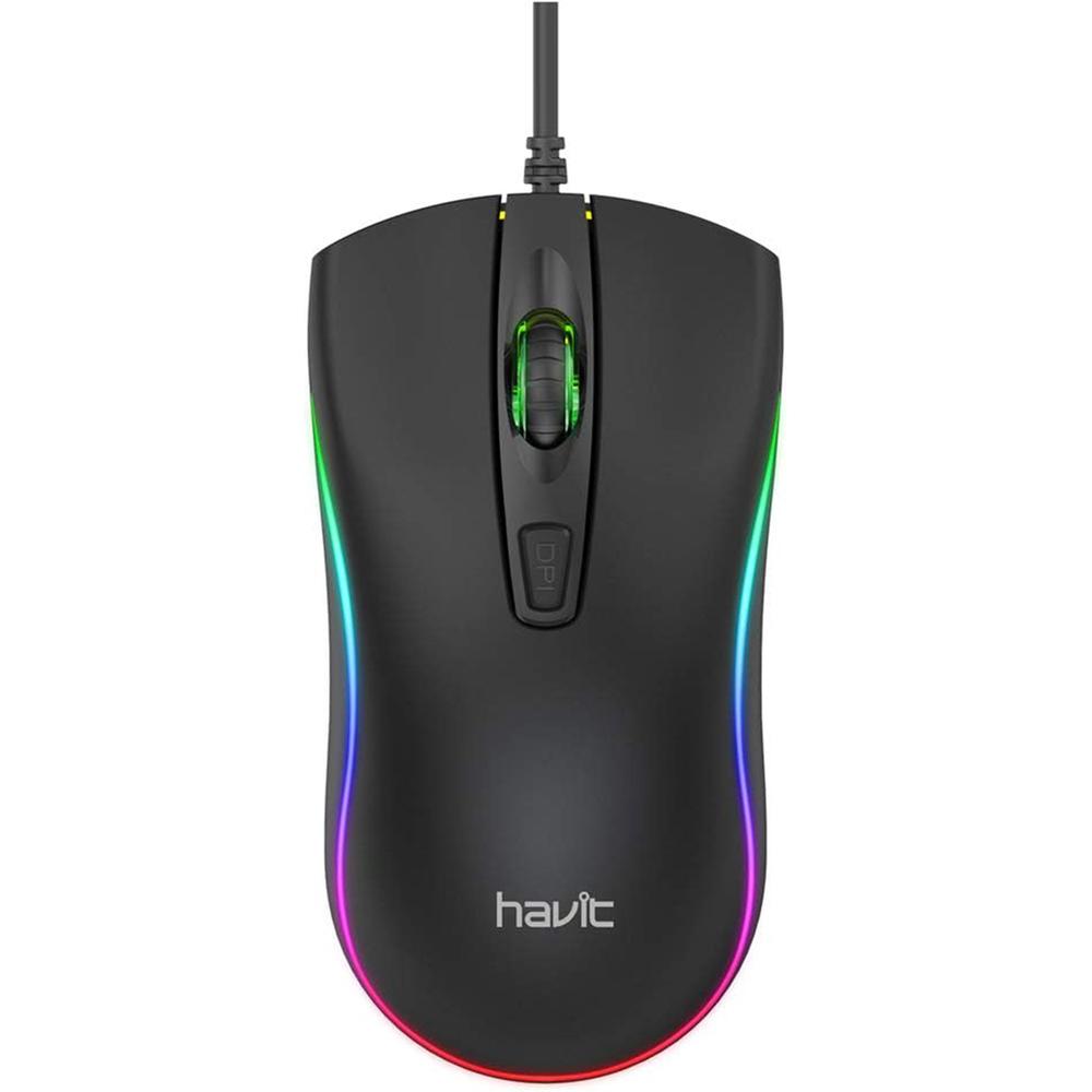 MOUSE GAMING HAVIT MS72 RGB UP TO 1200DPI ,Mouse