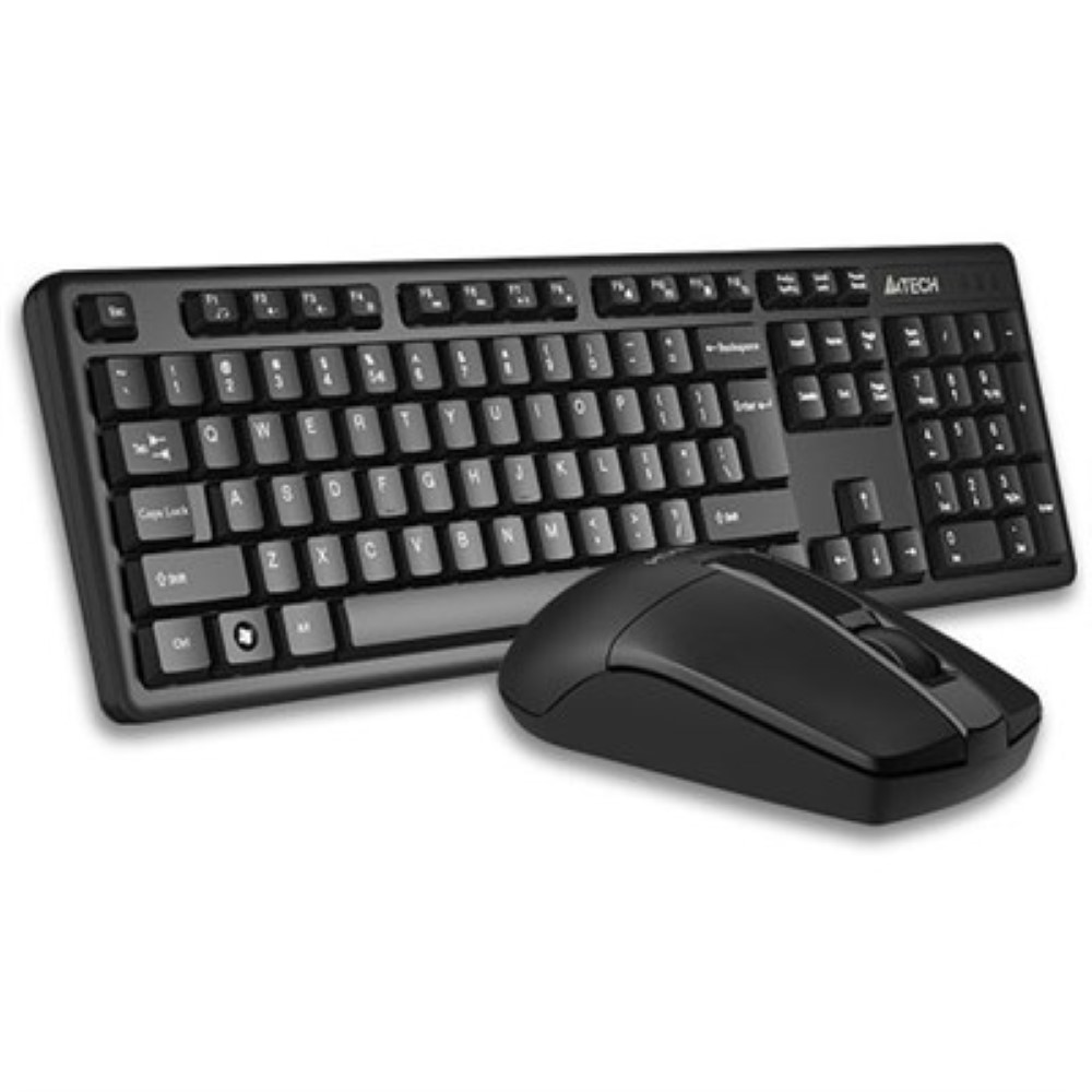 WIRELESS  A4TECH KEYBOARD & MOUSE 1200 DPI COMBO 3330NS 2.4GHZ لاسلكي ,Keyboard