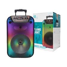 SPEAKER BLUETOOTH FLAME LIGHT GREATNICE RGB GTS-1596/1846 FOR MP3 & MOBILE & FM & SD CARD USB & MIC 12.0 INCH ,Speakers