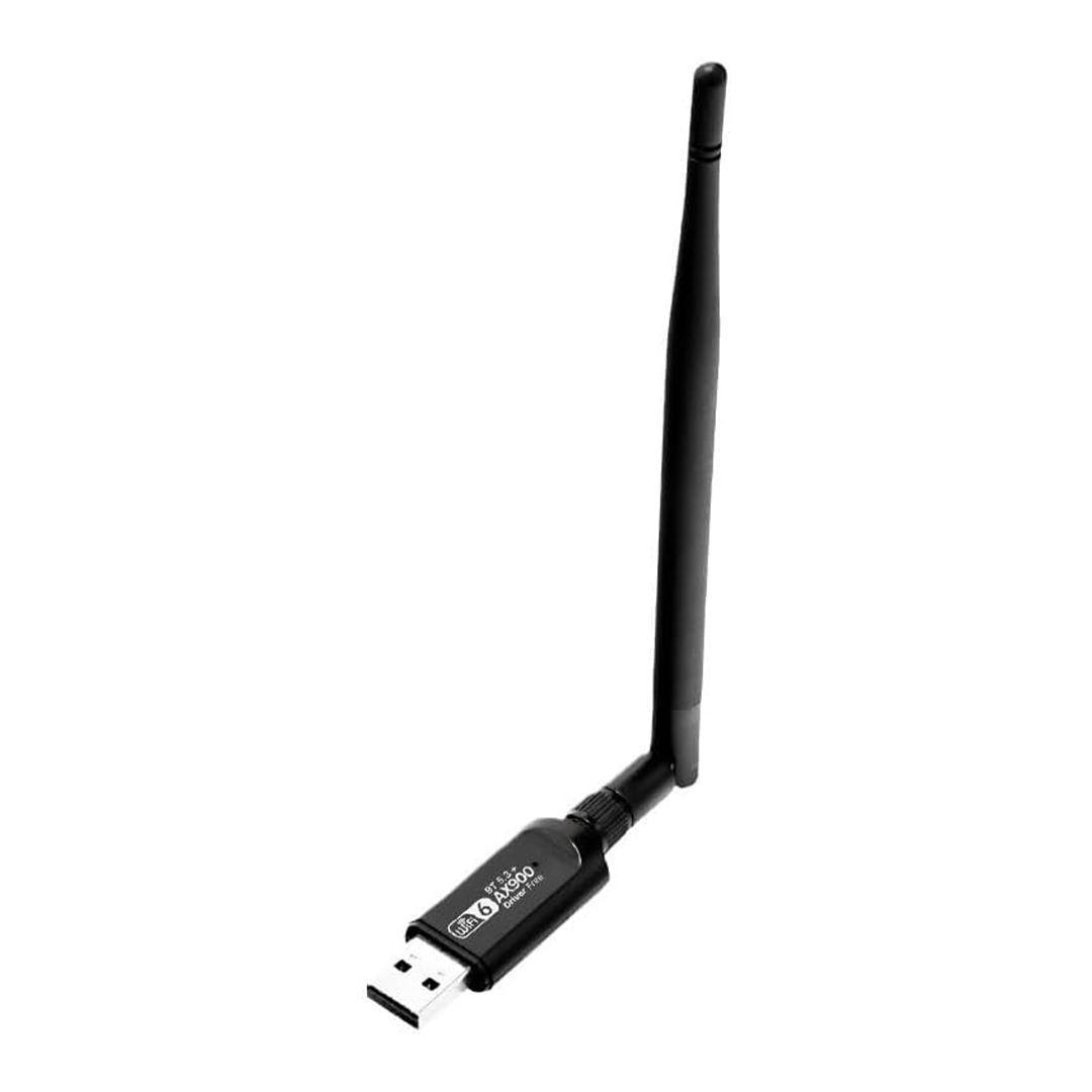 CARD LAN WIRELESS-N WiFi6 USB 900Mbps BT 5.3 NETWORK ADAPTER  WITH ANTENNA  DUAL BAND 5Ghz 6Ghz
HAYSENSER واي فاي مع بلوتوث ,Wirless & Switch