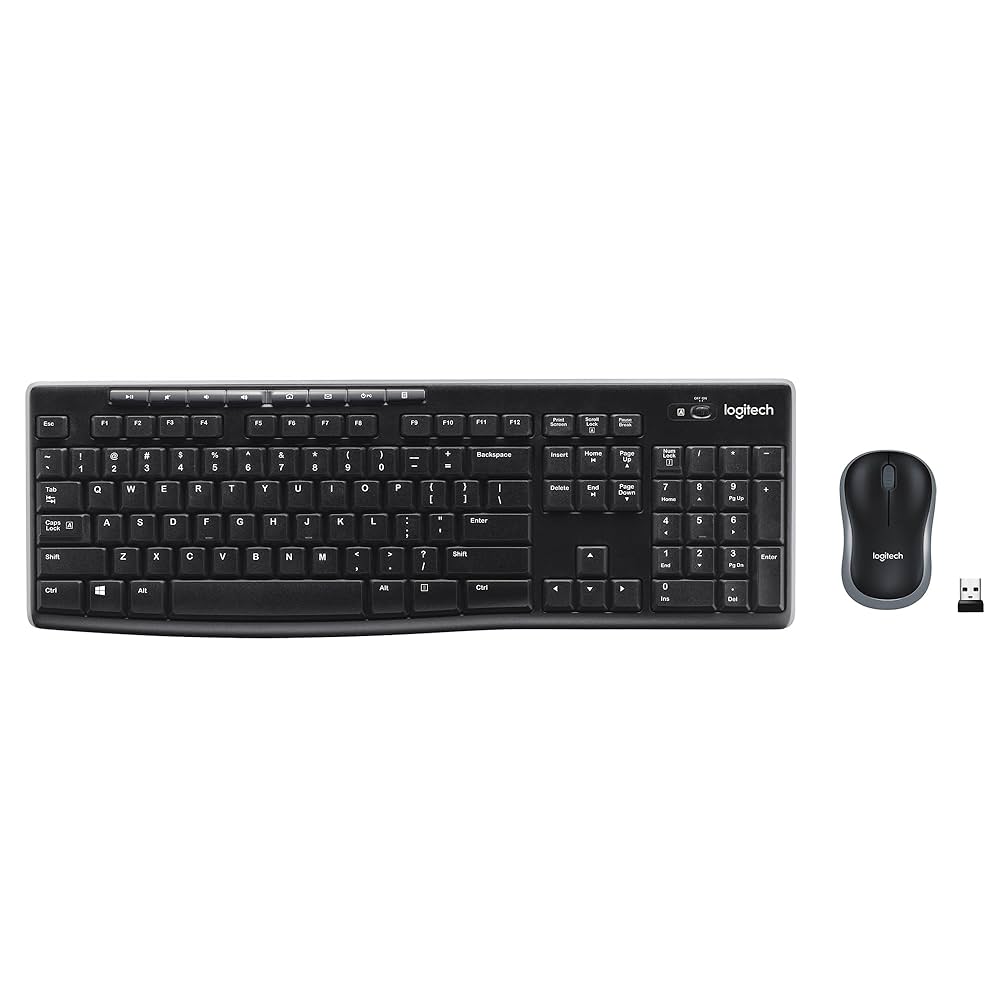 KEYBOARD+MOUSE COMBO LOGITECH MK270 WIRELESS ,Keyboard