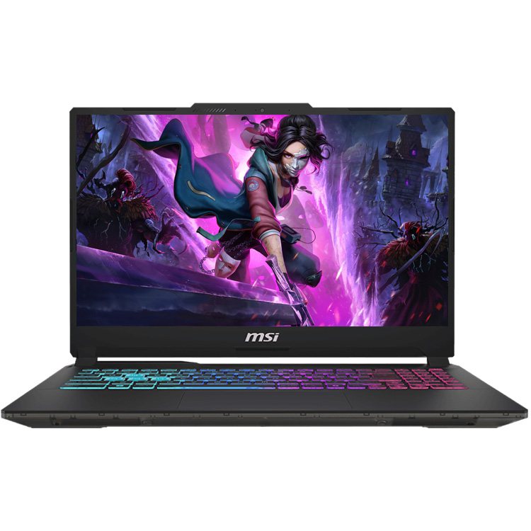 NOTEBOOK MSI CYBORG 15 A13VEK I7 13620H UP TO 4.9GHz 24M 16G DDR5 SSD 512G VGA NVIDIA 6G RTX 4050 DDR6 15.6 GRAY ,Laptop Pc