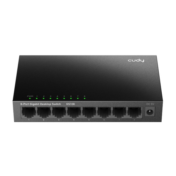 HUB 10/100/1000 MB 8 PORT SWITCH Traffic Optimization CUDY GS108D ,Wirless & Switch