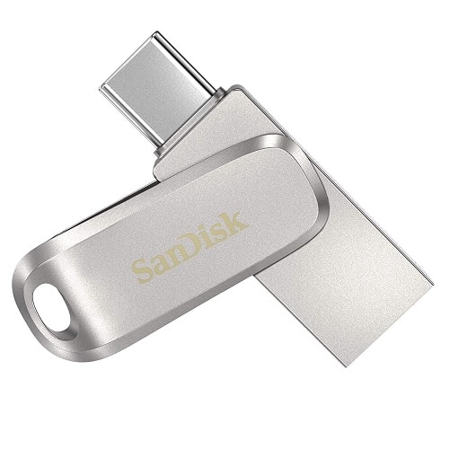 RAM USB 512GB SANDISK LUXE USB TYPE-C OTG USB3.1 CHROM ,Flash Memory