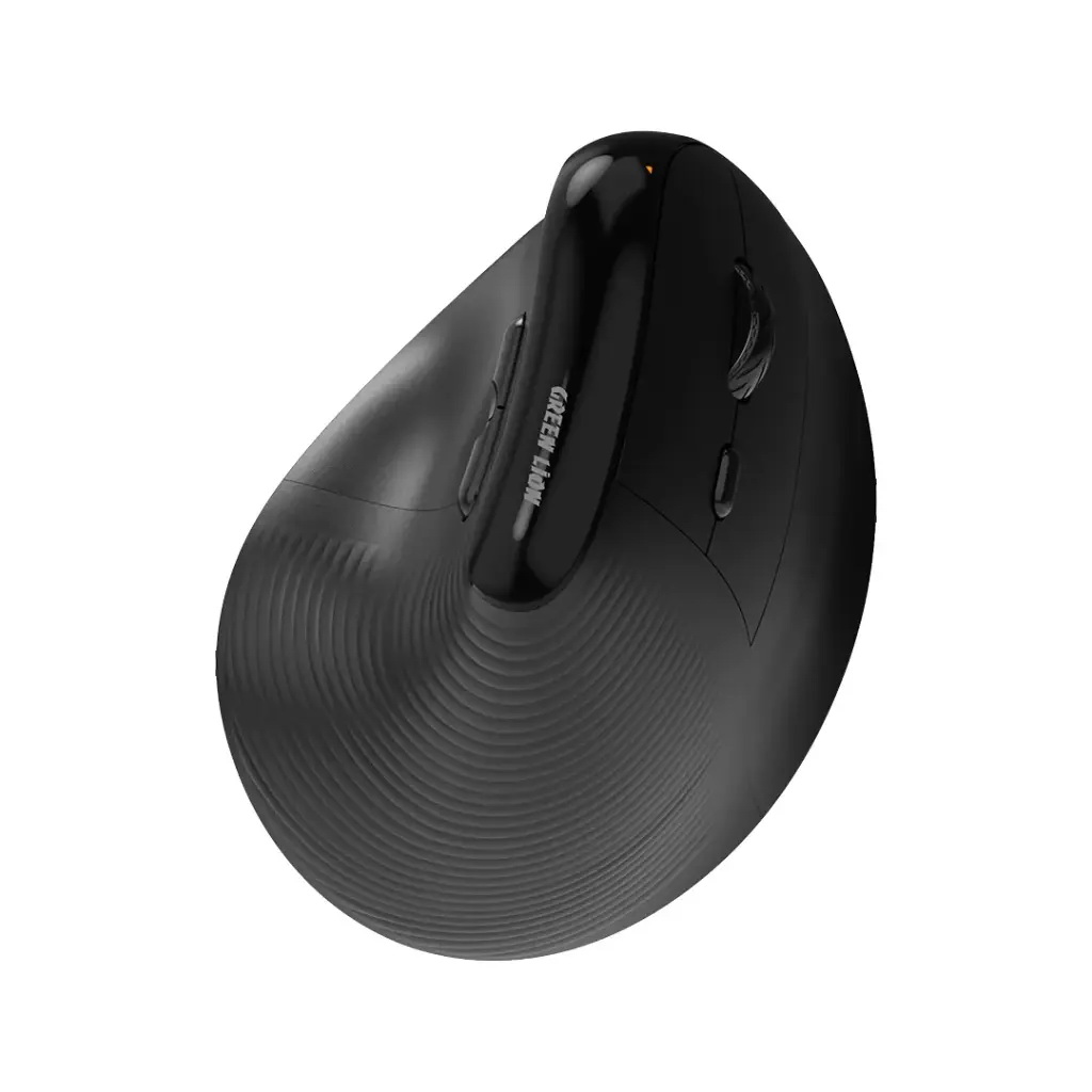 VERTICAL MOUSE GREEN LION ERGO GRIP G-350 UP TO 4000 DPI WIRELESS 2.4G+BT RECHARGEABLE TYPE-C ,Mouse