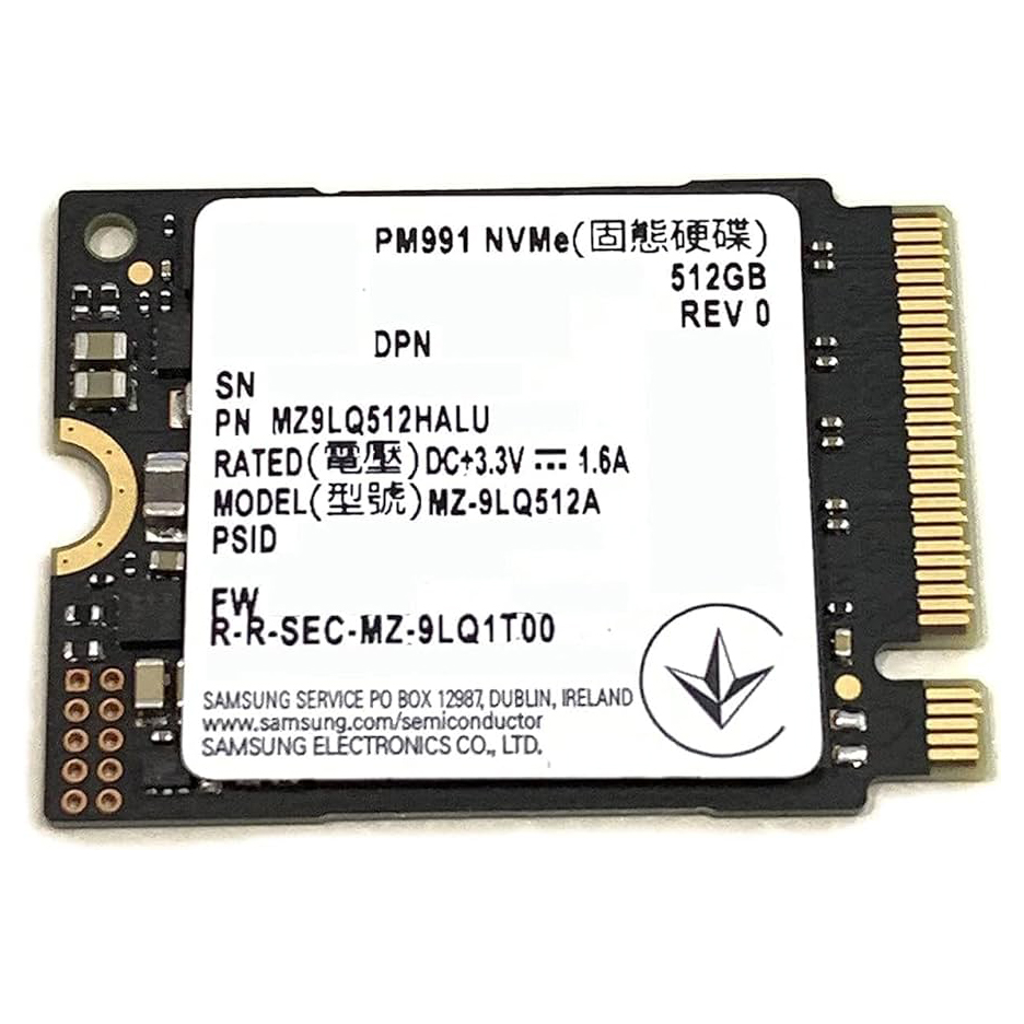 HDD SSD SAMSUNG 512GB M.2 NVMe PCIe INTERNAL 2230 30MM PULL OUT ,SSD HDD